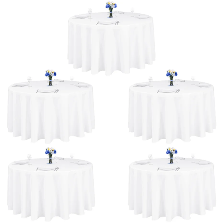 Home Decor Color Palettes - Classic 120 Inch Round Tablecloths 5