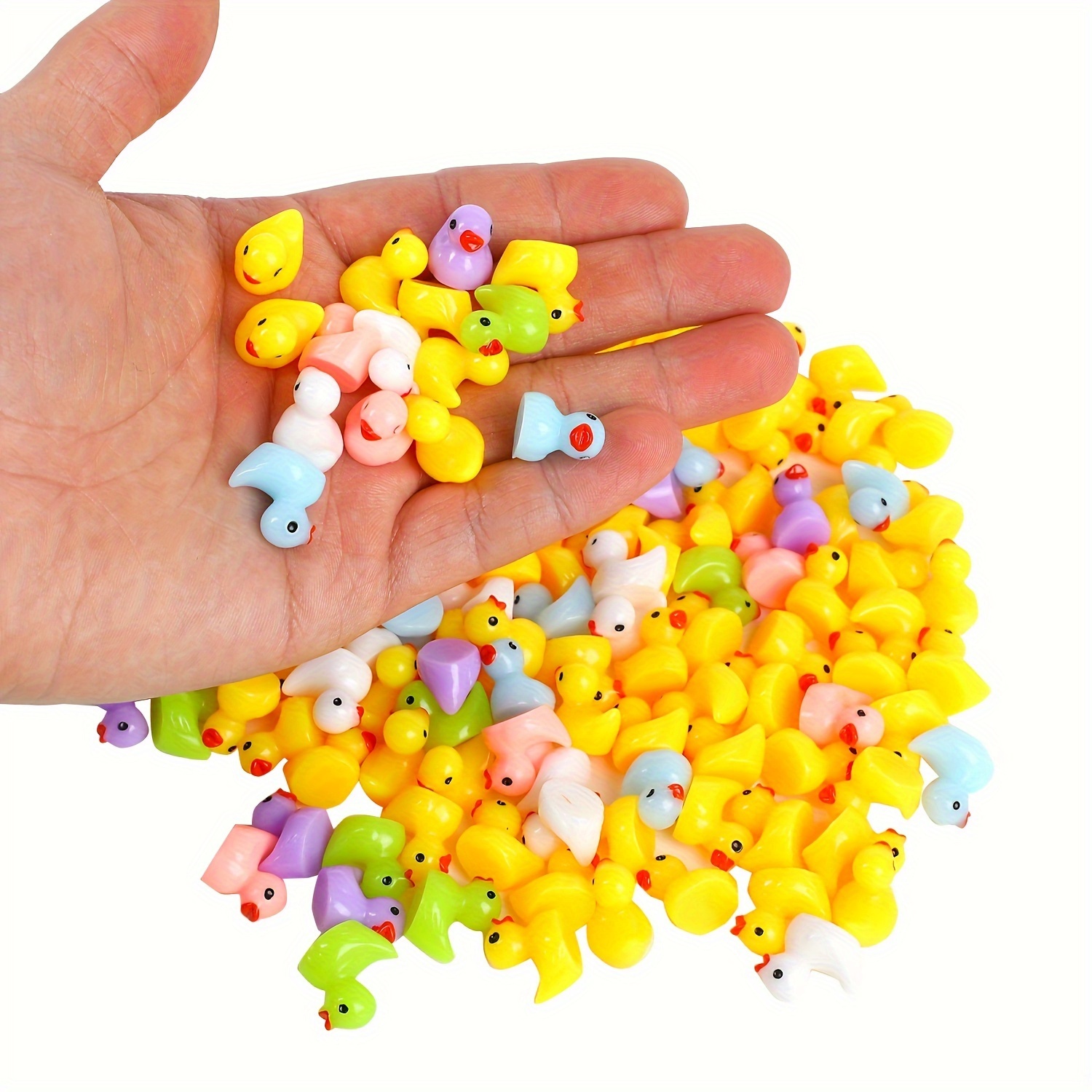 Home Decor Ikea - 50/100pcs Multicolor Mini Resin Ducks,Miniature Duck