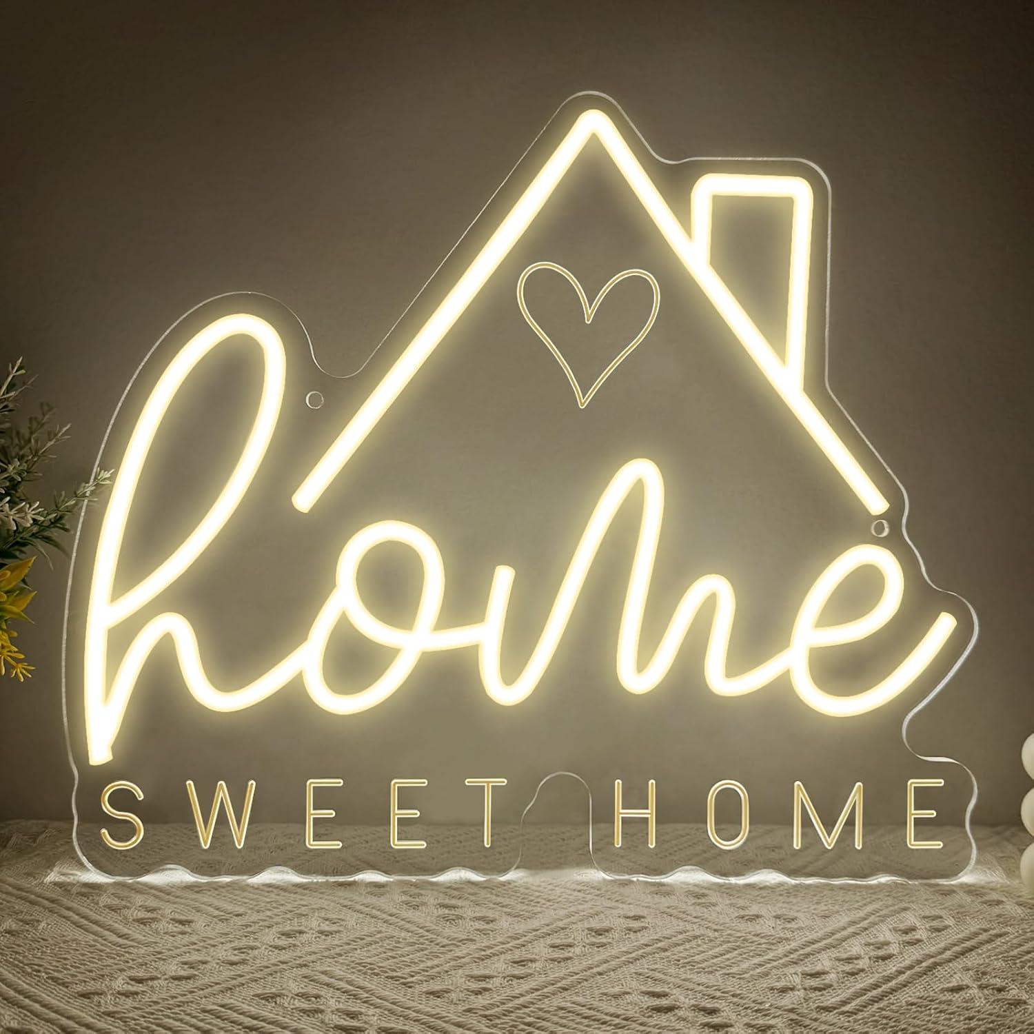 Home Decor Room - Sweet Home Neon Sign USB Dimmable