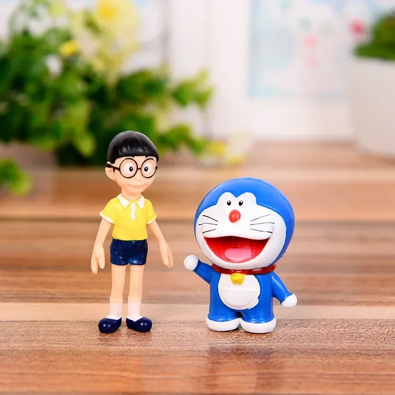 Home Decor Ideas - 5pcs Doraemon Creative Home Cake Decoration