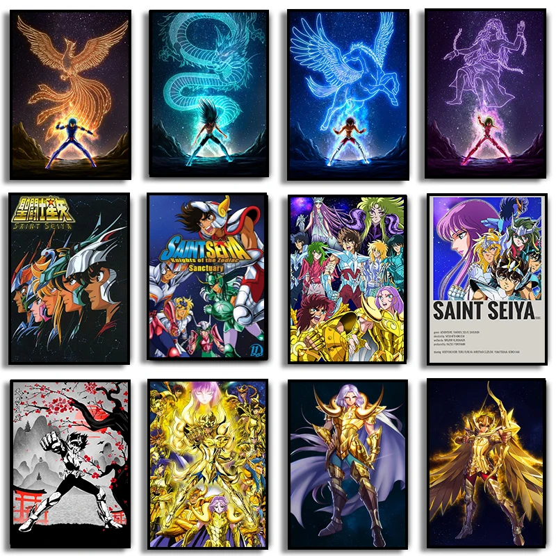 Home Decor Japanese - Classic Japanese Anime Saint Seiya Main
