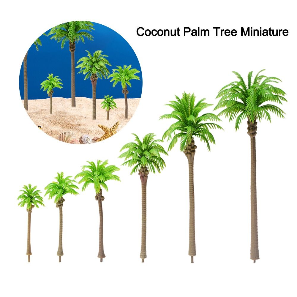 Home Decor Ikea - 5Pcs Plastic Palm Tree Model Artificial