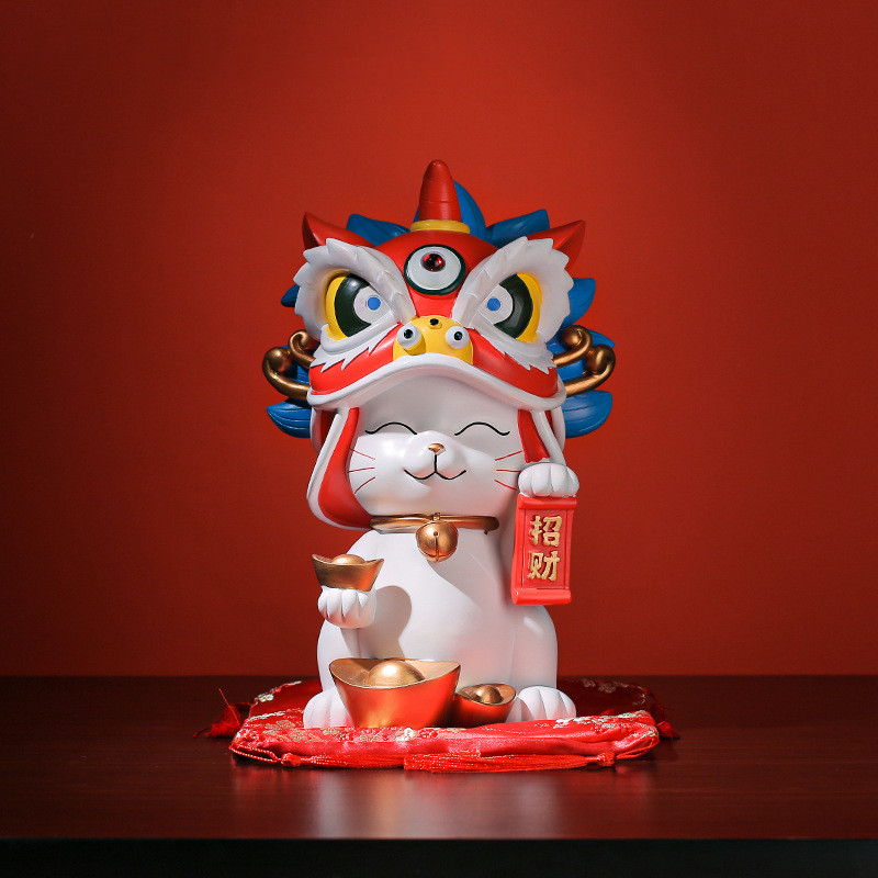 Home Decor Ikea - Forbidden City Lion Dance Lucky Cat