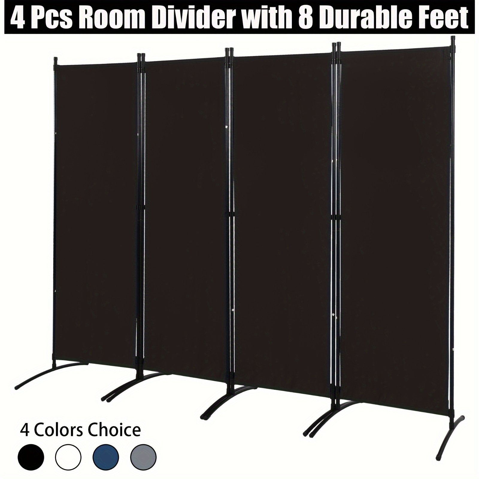 Home Decor You - Room Divider Folding Privacy Screens 4