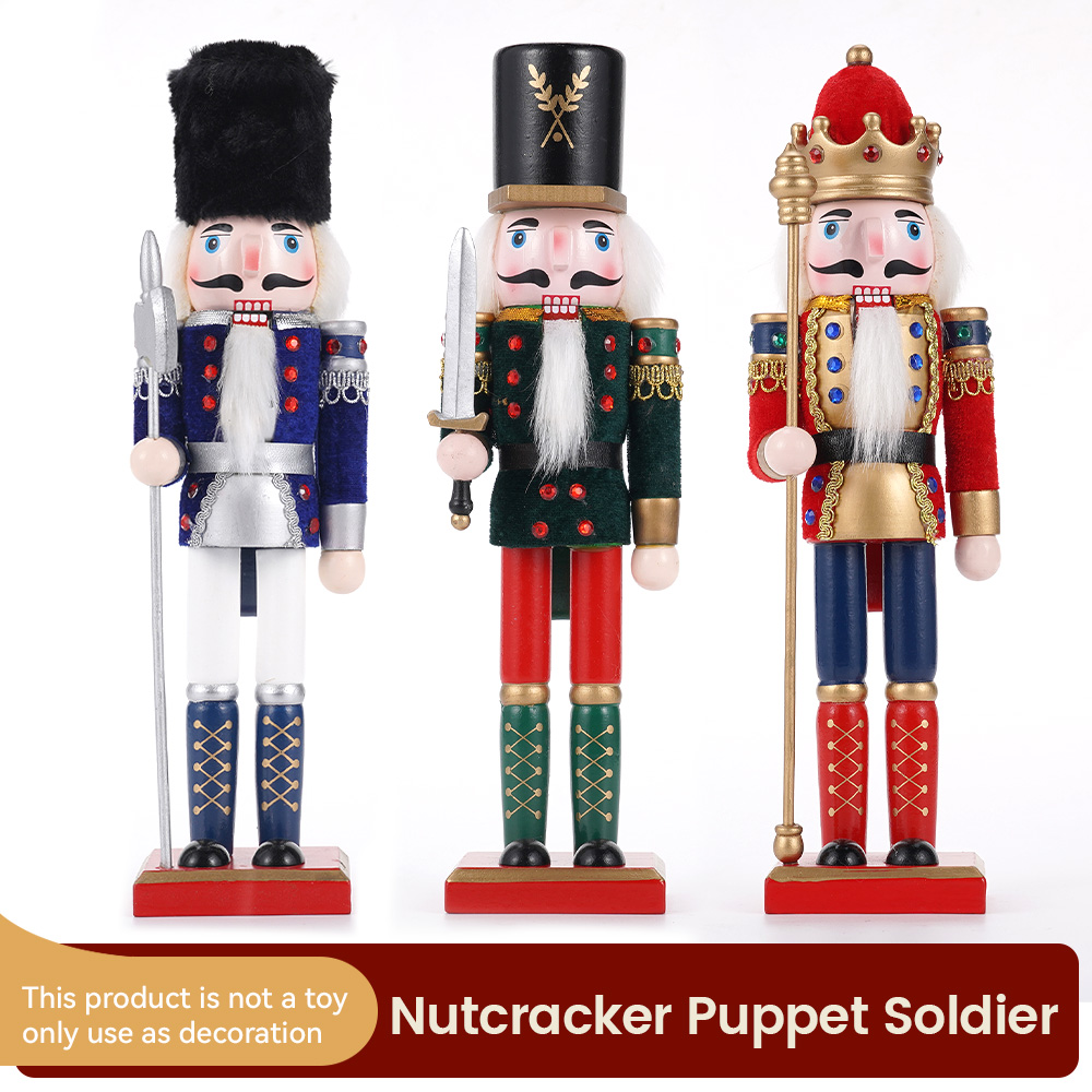 Home Decor Ikea - 30cm Christmas Nutcracker Wooden Nutcracker Ornament