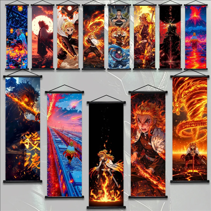 Home Decor Living - Demon Slayer Kyojuro Rengoku HD Print