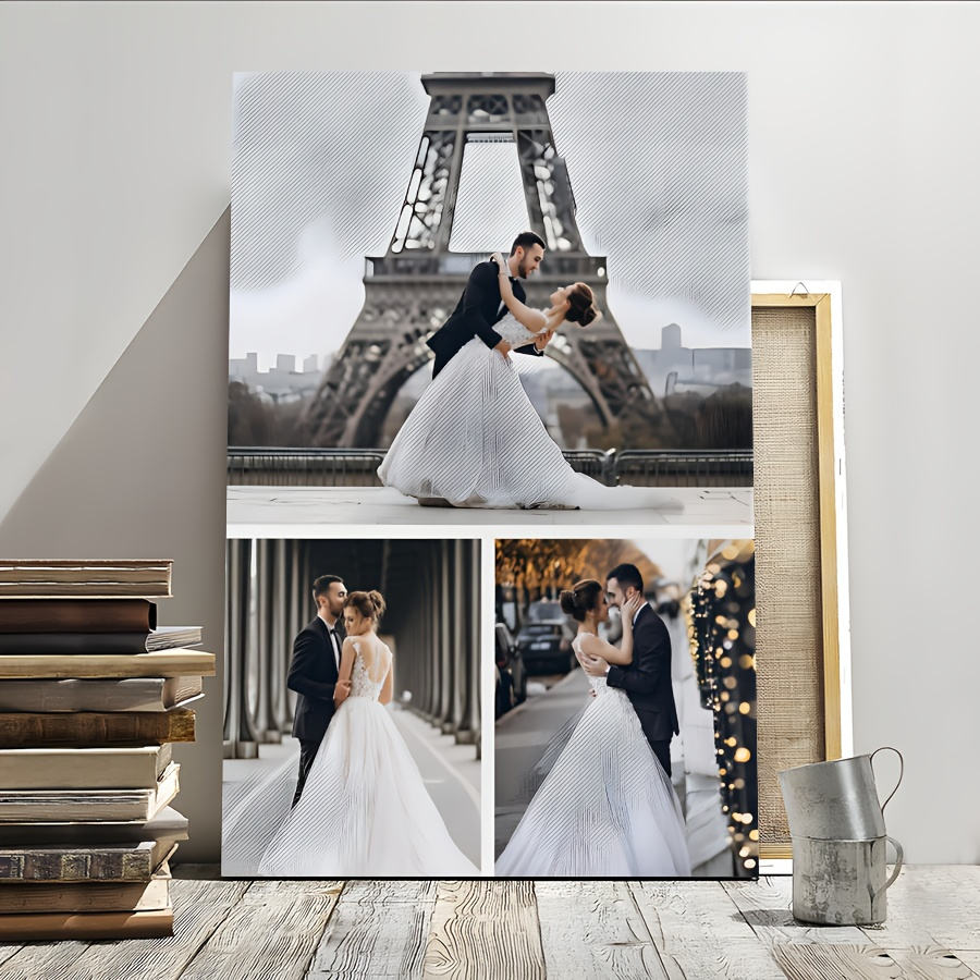 Home Decor Living - 2D flat-1pc Framed Canvas Canvas Collage