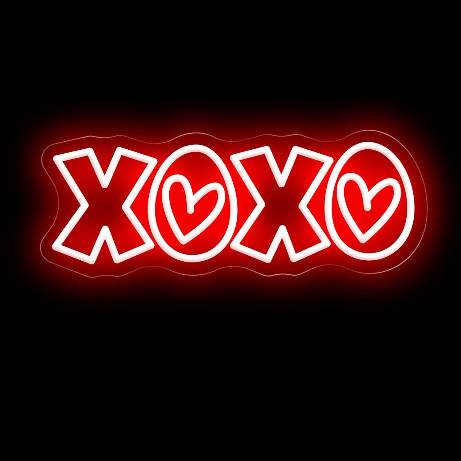 Home Decor Gift - XOXO Neon Sign USB Dimmable LED