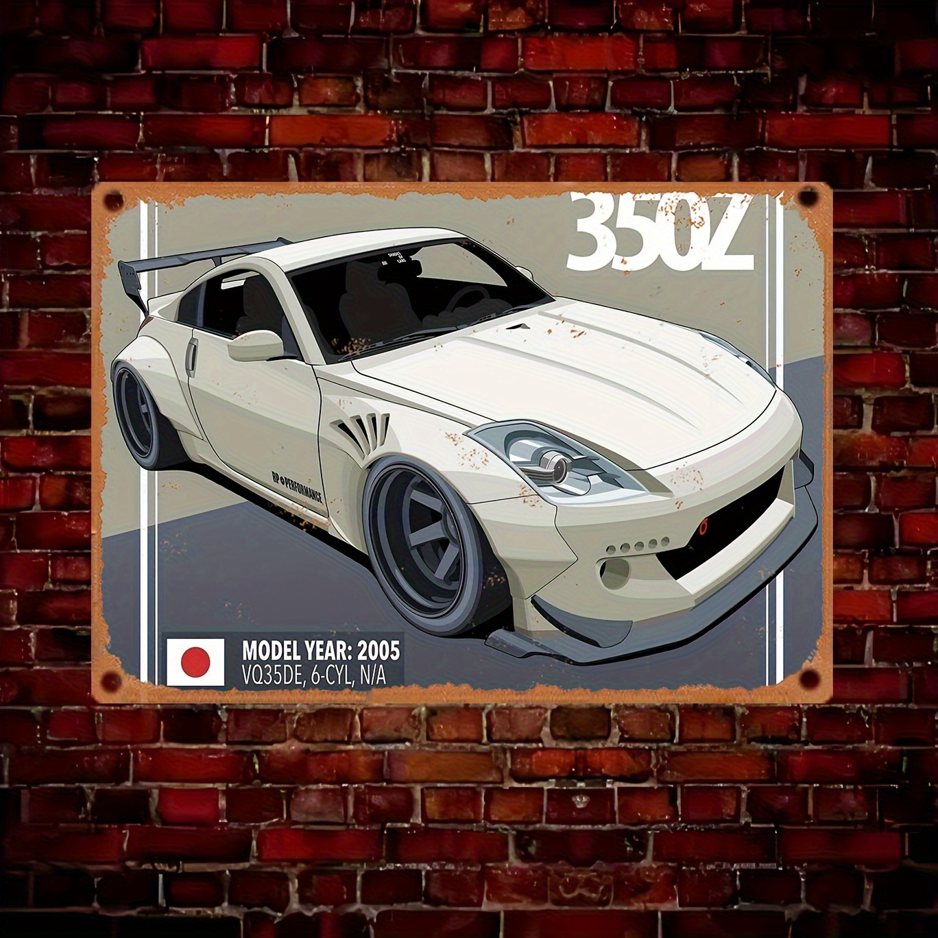 Home Decor Japanese - [Vintage Charm]Vintage 2000s Japanese Sports Car