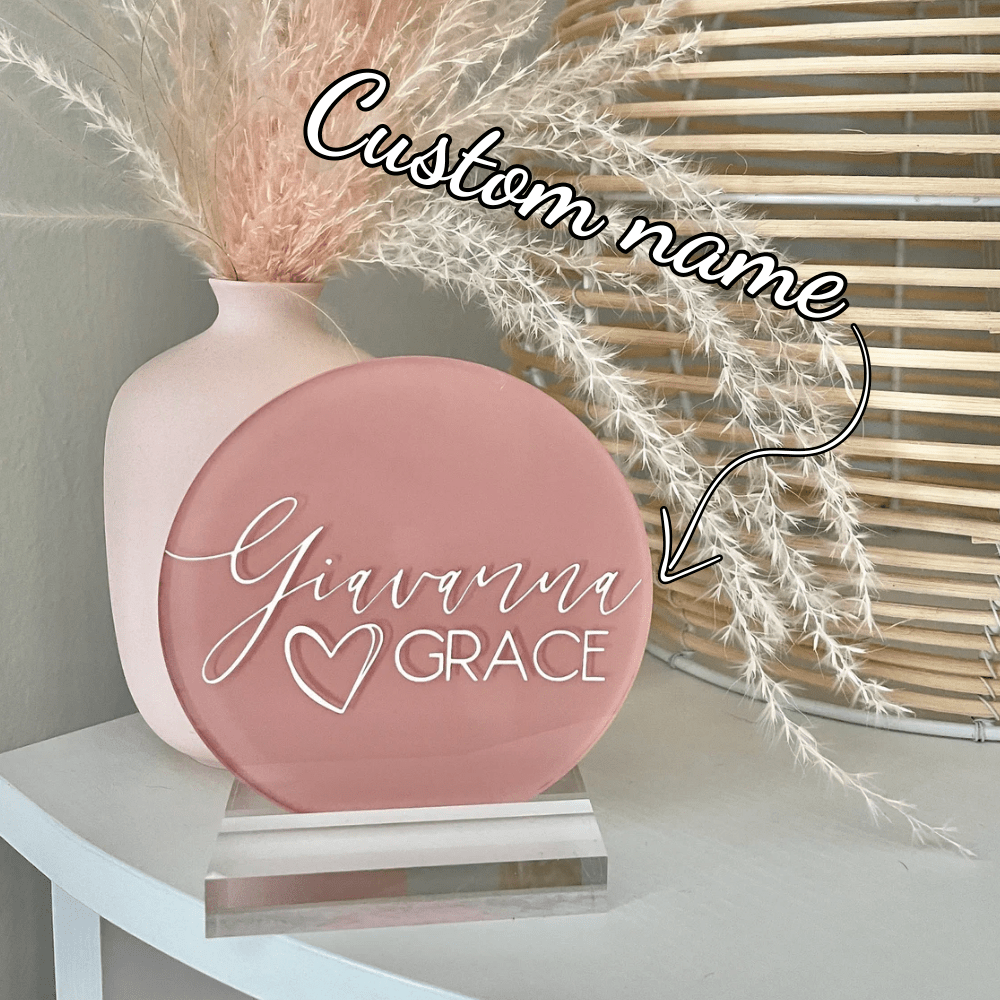 Home Decor For Birthday - Custom Acrylic Ornament Customized Personalized Name