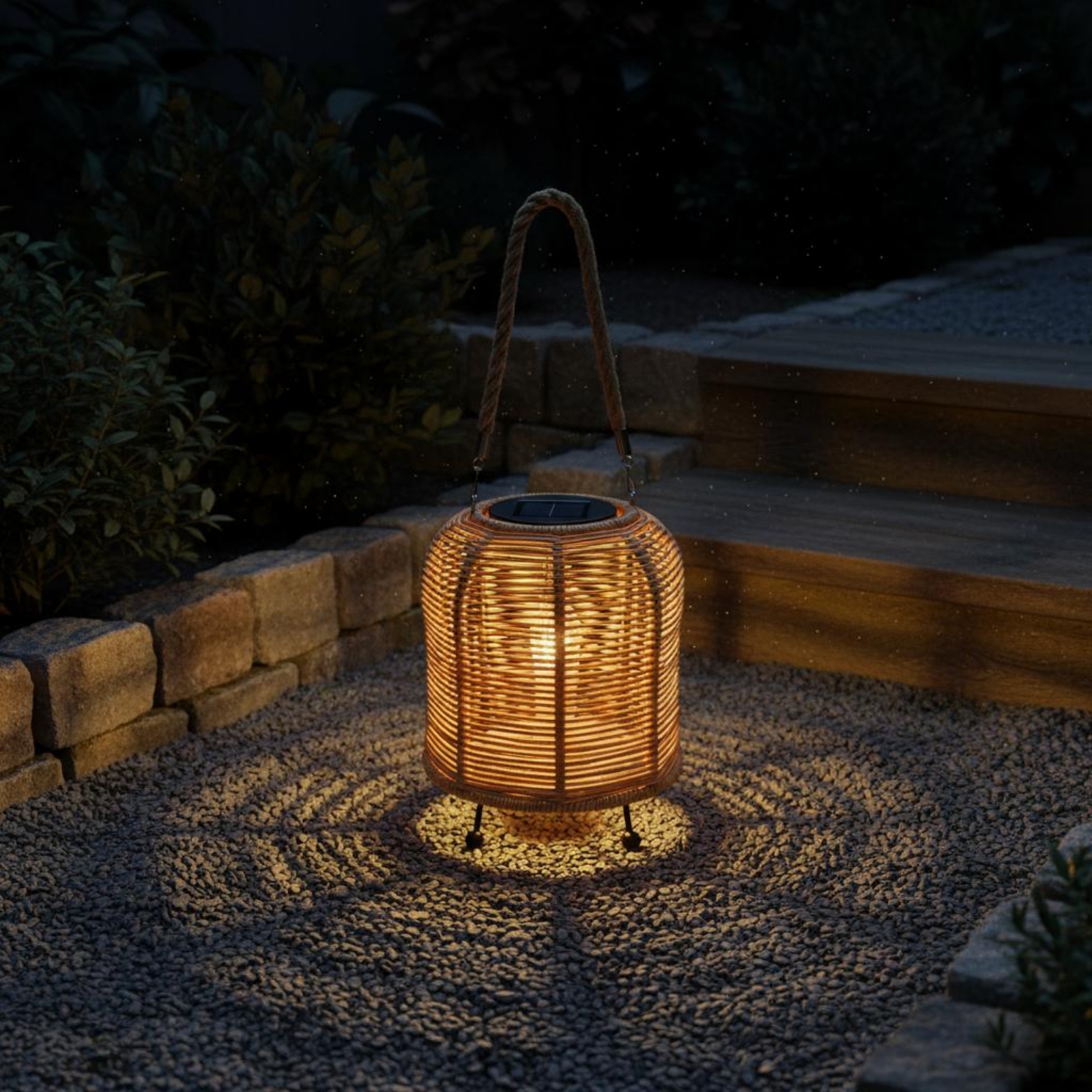 Handwoven Solar Lantern Braide - Home Decor Garden บทวิจารณ์และราคา