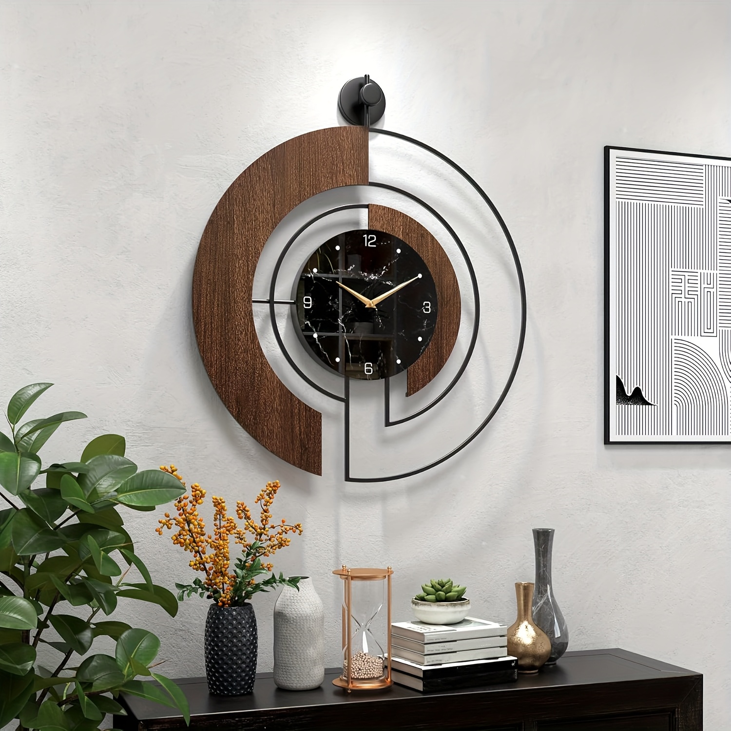 23.6 Inch Walnut-Grain Marble  - Home Decor Living บทวิจารณ์และราคา