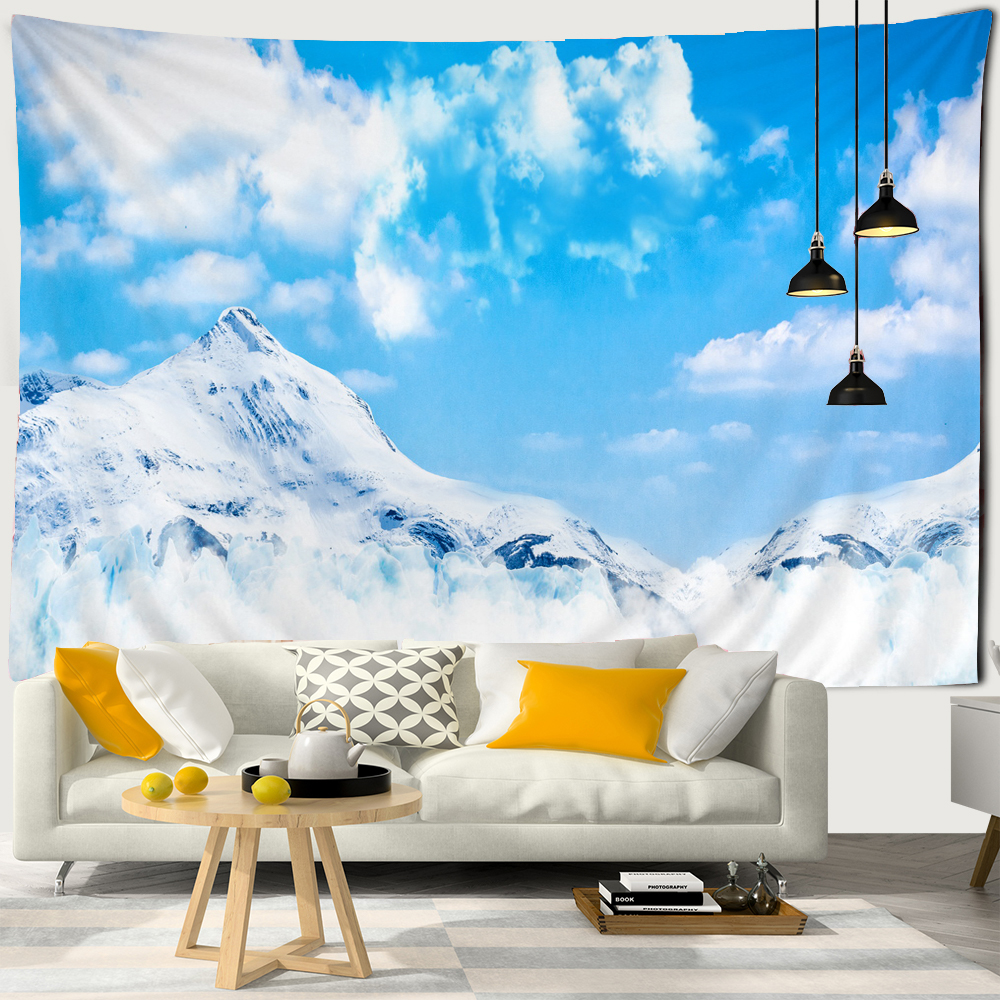 Beautiful blue sky white cloud - Home Decor Hippie บทวิจารณ์และราคา