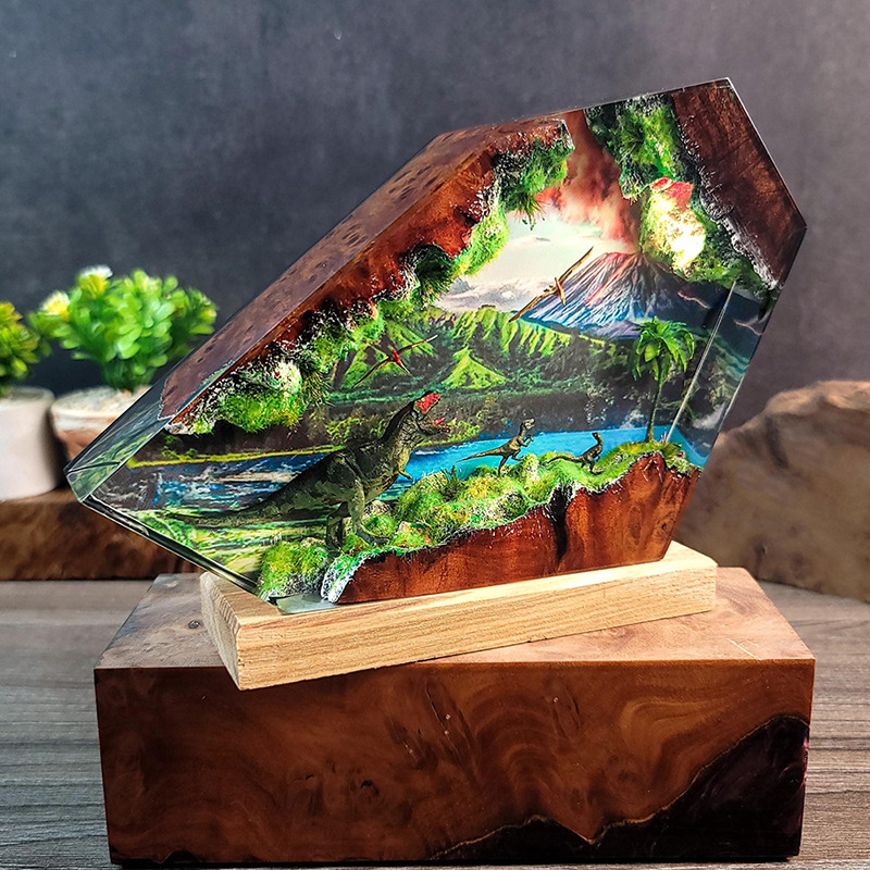Table Resin Lamp Dinosaur Figu - Home Decor Ideas บทวิจารณ์และราคา