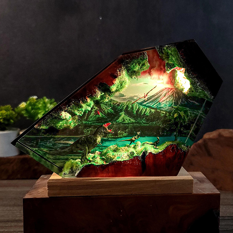 Table Resin Lamp Dinosaur Figu - Home Decor Ideas บทวิจารณ์และราคา