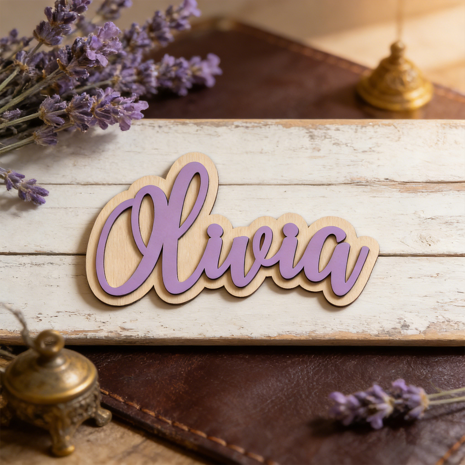 1 Personalized Double-layer Wo - Home Decor For Birthday บทวิจารณ์และราคา
