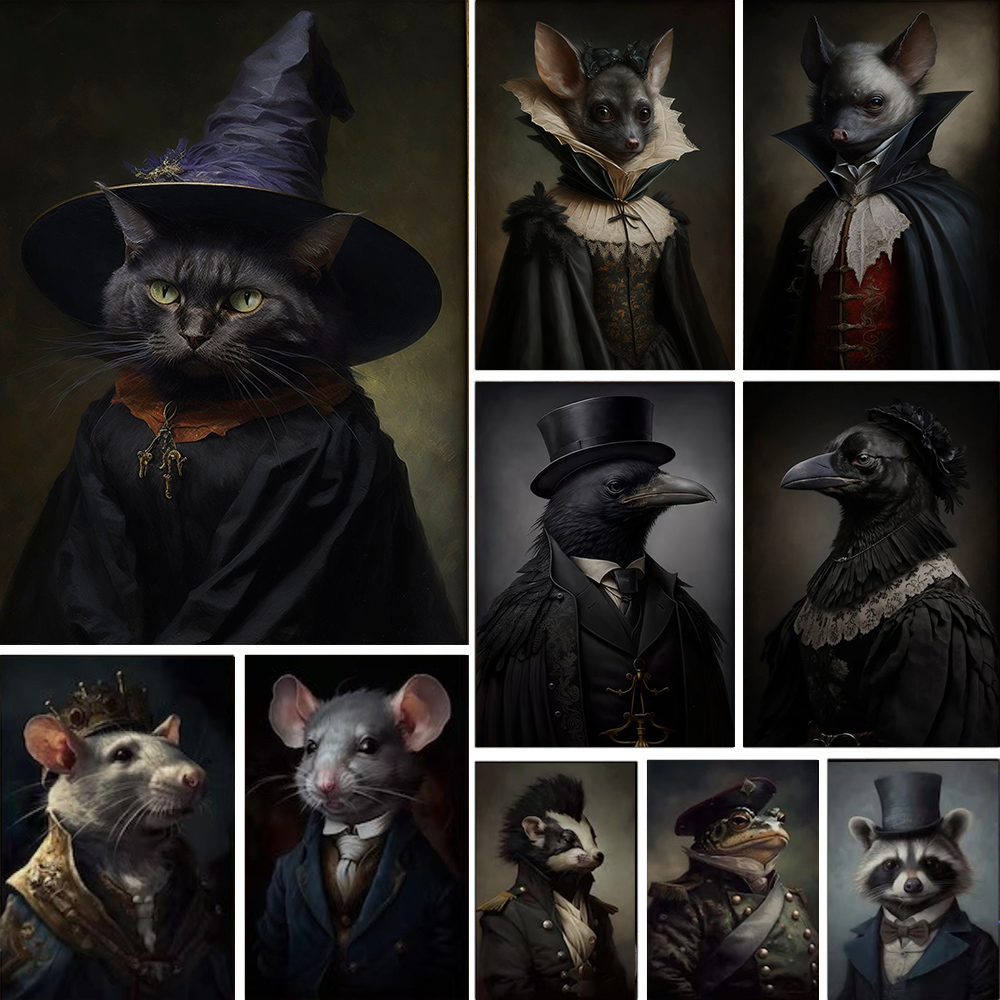 (No frame)Dark Academia Art An - Home Decor Gothic บทวิจารณ์และราคา