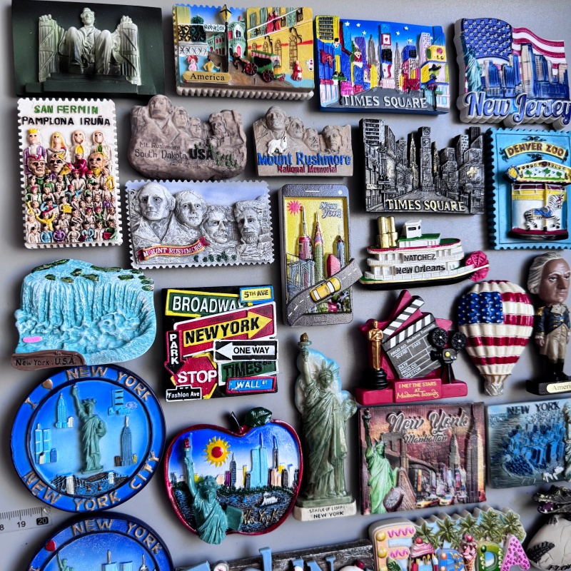 USA Fridge Magnets New York Fl - Home Decor New Orleans บทวิจารณ์และราคา