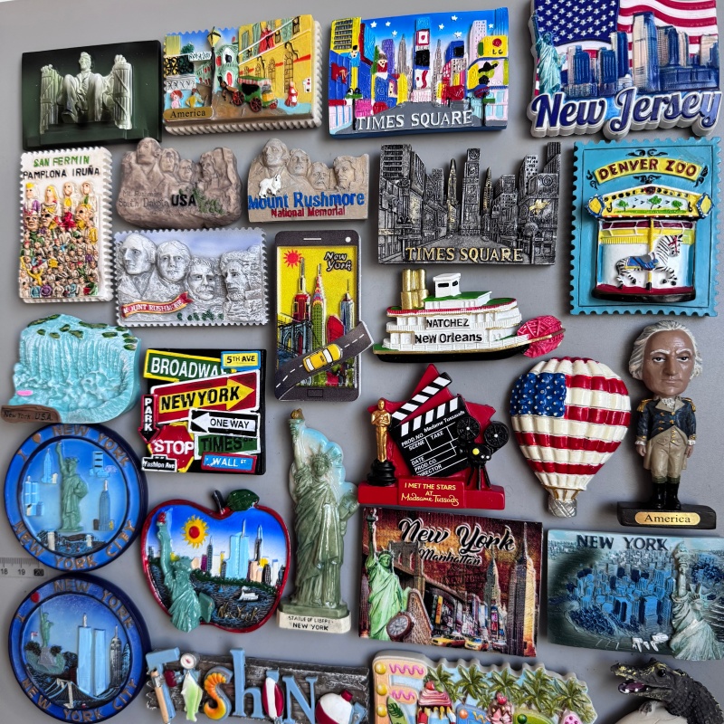 USA Fridge Magnets New York Fl - Home Decor New Orleans บทวิจารณ์และราคา