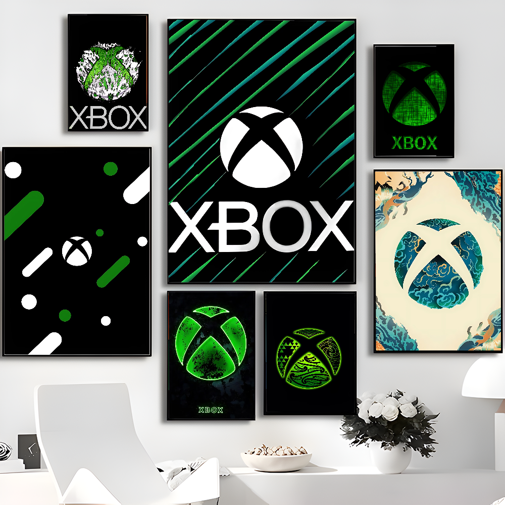 X-Xbox Game DIY Sticky Poster  - Home Decor Xbox Games บทวิจารณ์และราคา