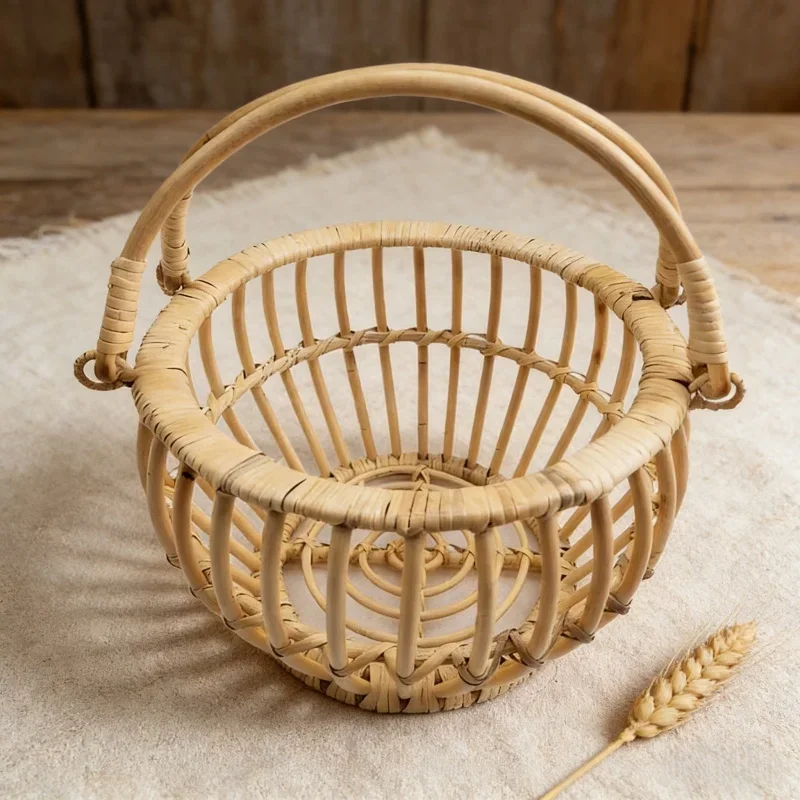 Infant Posing Bed Retro Rattan - Home Decor Rattan บทวิจารณ์และราคา