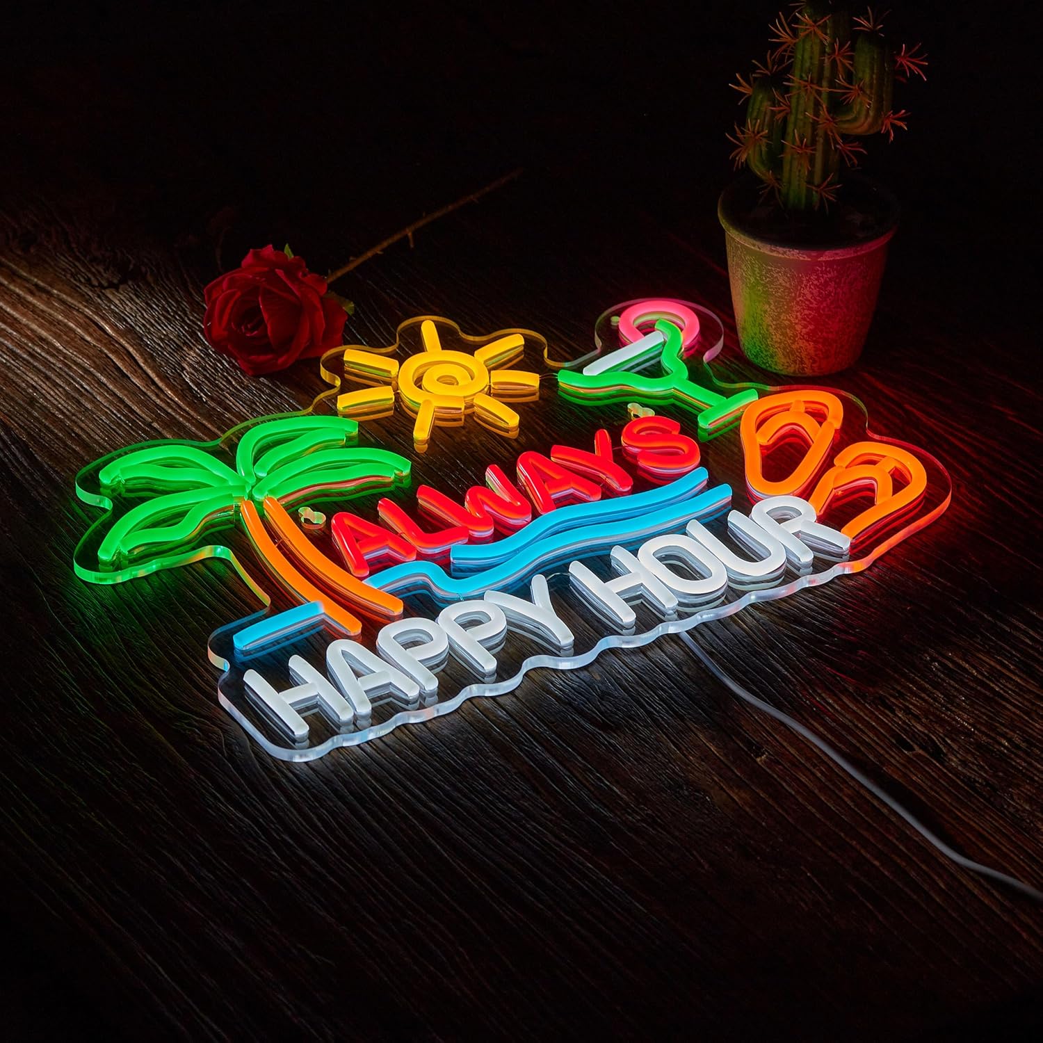 Always Happy Hour Beer Bar Neo - Home Decor Gift บทวิจารณ์และราคา
