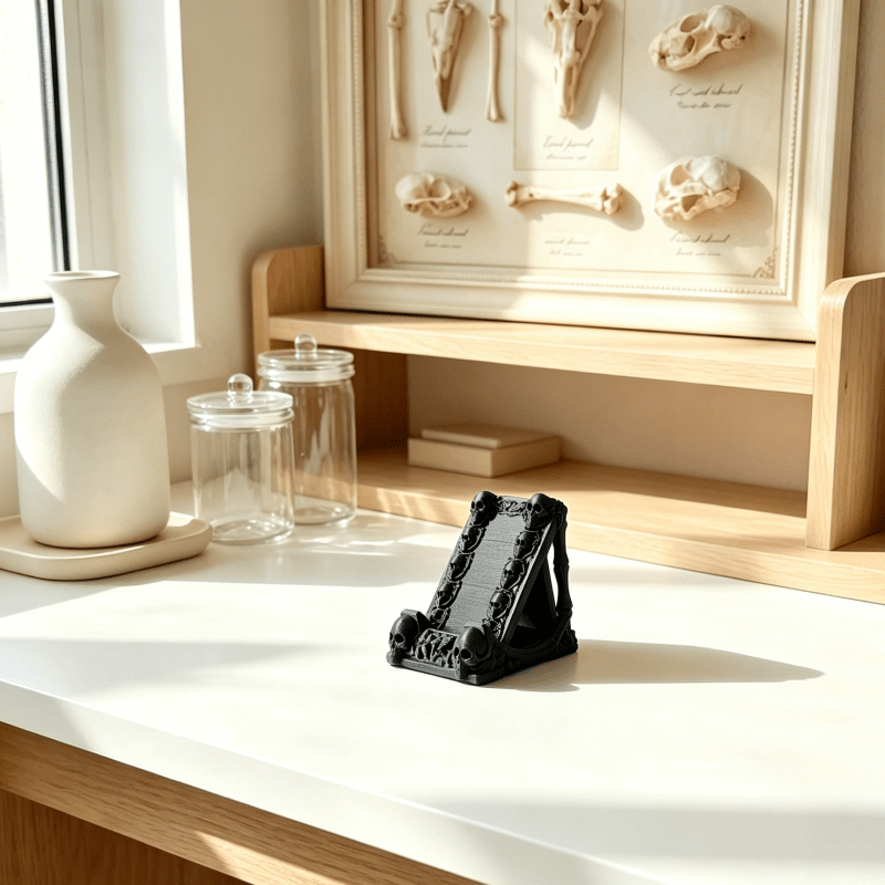 One 3D-printed Gothic skull ph - Home Decor Gothic บทวิจารณ์และราคา