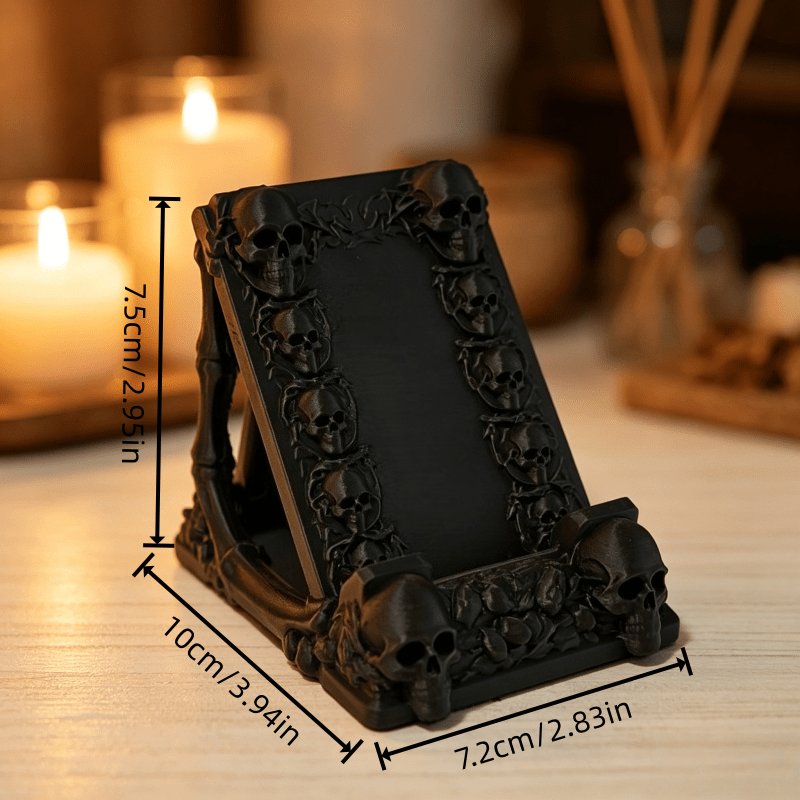 One 3D-printed Gothic skull ph - Home Decor Gothic บทวิจารณ์และราคา