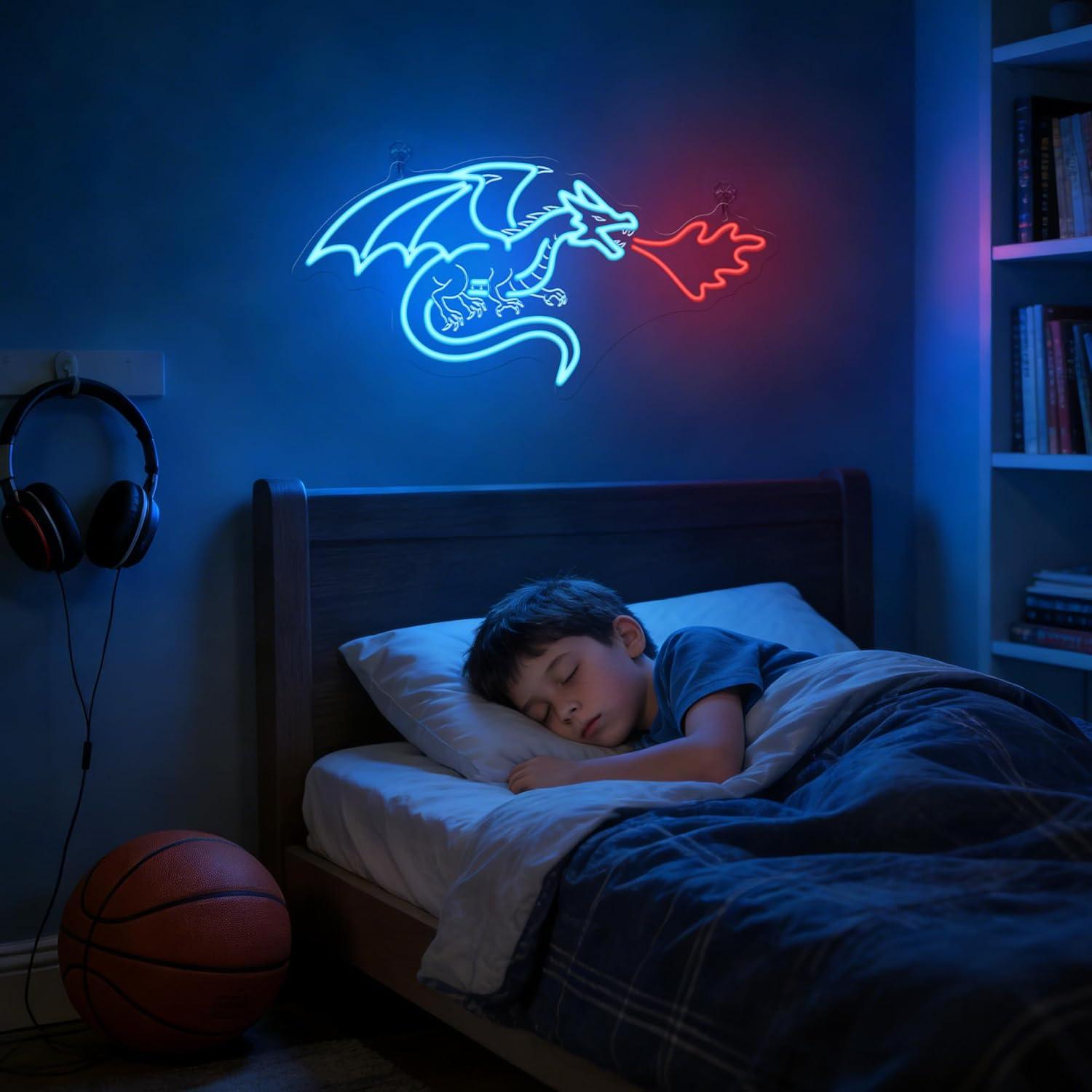 Dragon Neon Sign LED Dimmable  - Home Decor Room บทวิจารณ์และราคา