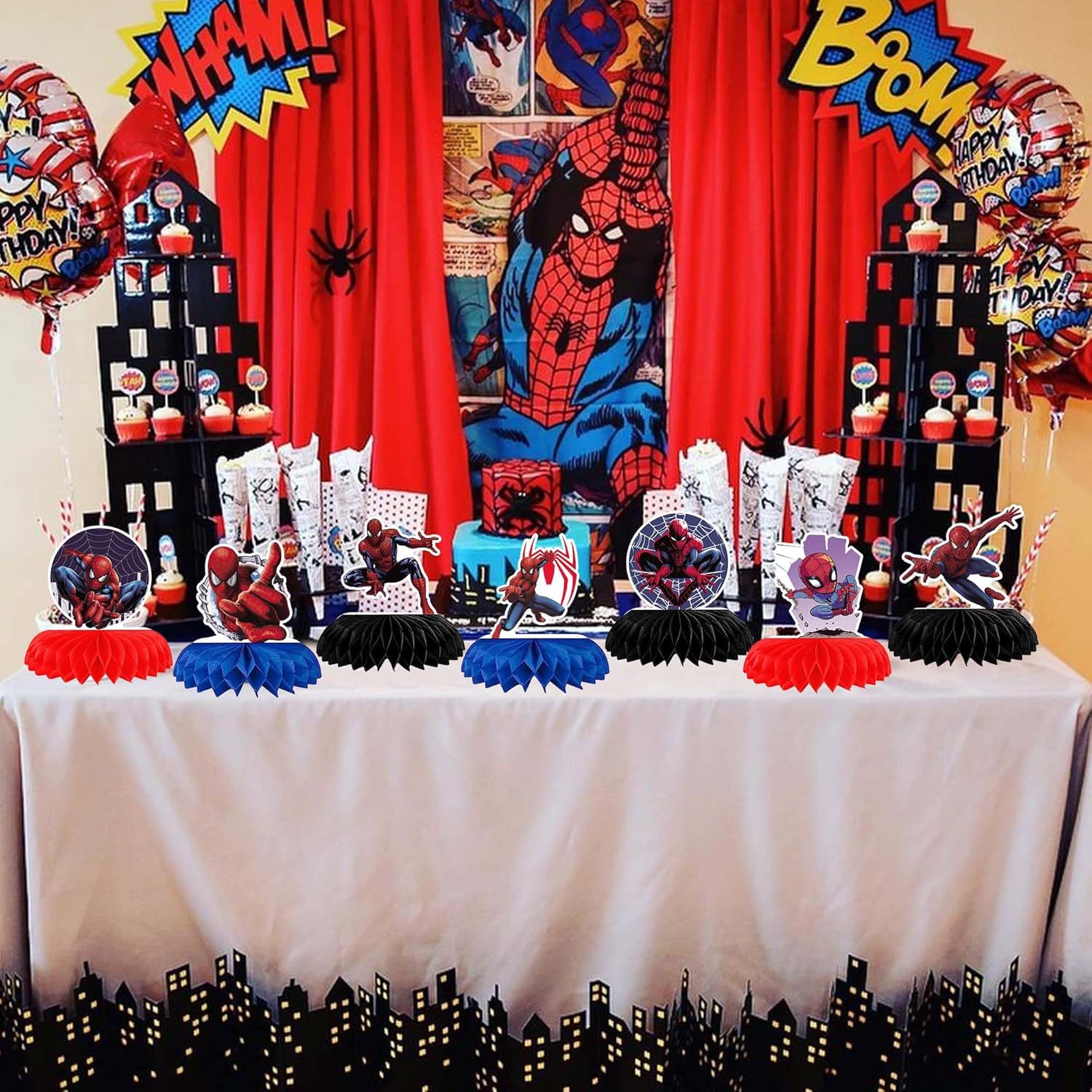 Spider-Man party supplies supe - Home Decor Online บทวิจารณ์และราคา
