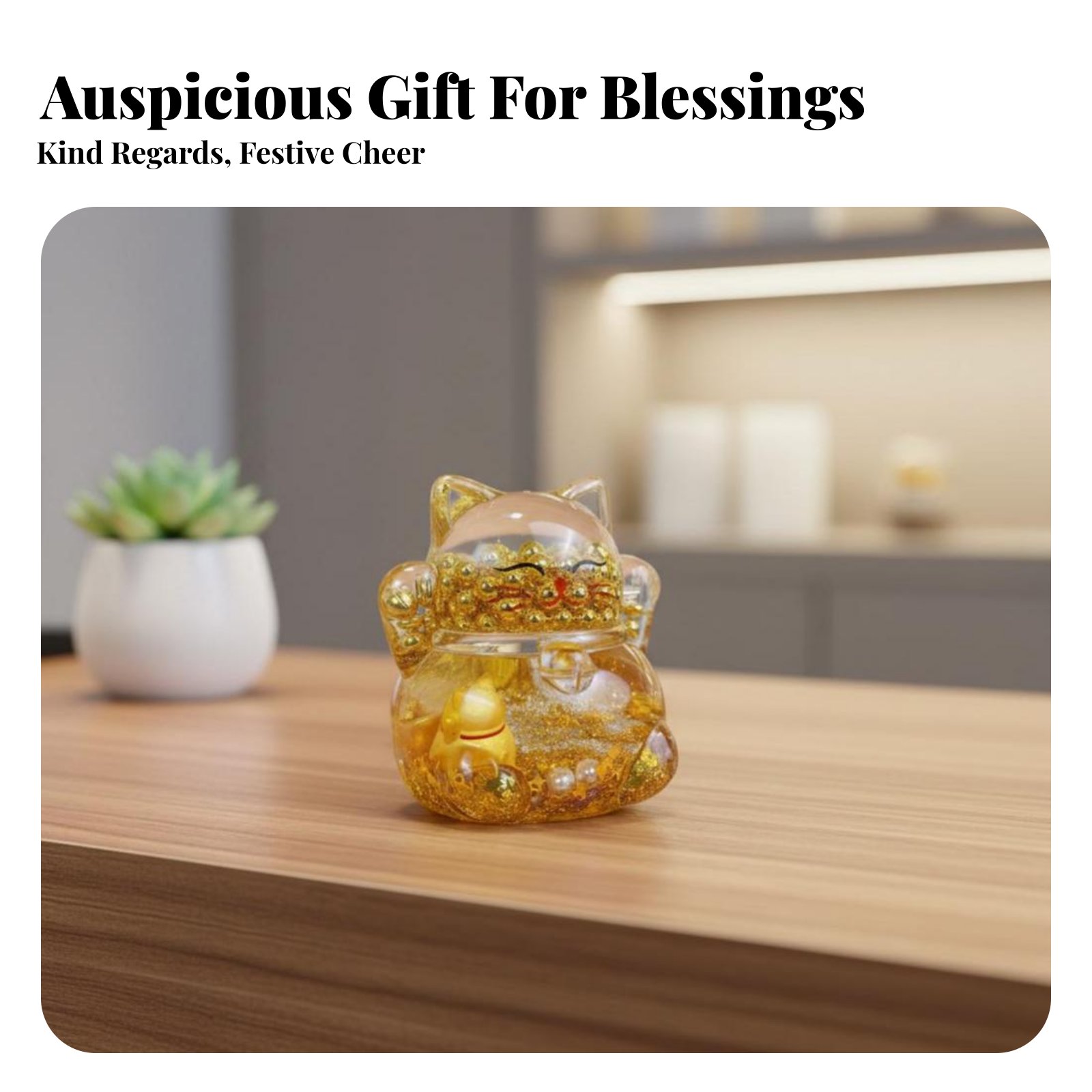 Fortune Cat Decoration, Flashi - Home Decor Gift บทวิจารณ์และราคา