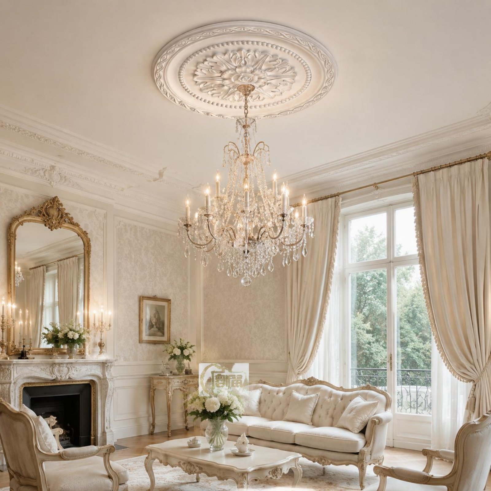 Ceiling Medallion European Des - Home Decor Room บทวิจารณ์และราคา