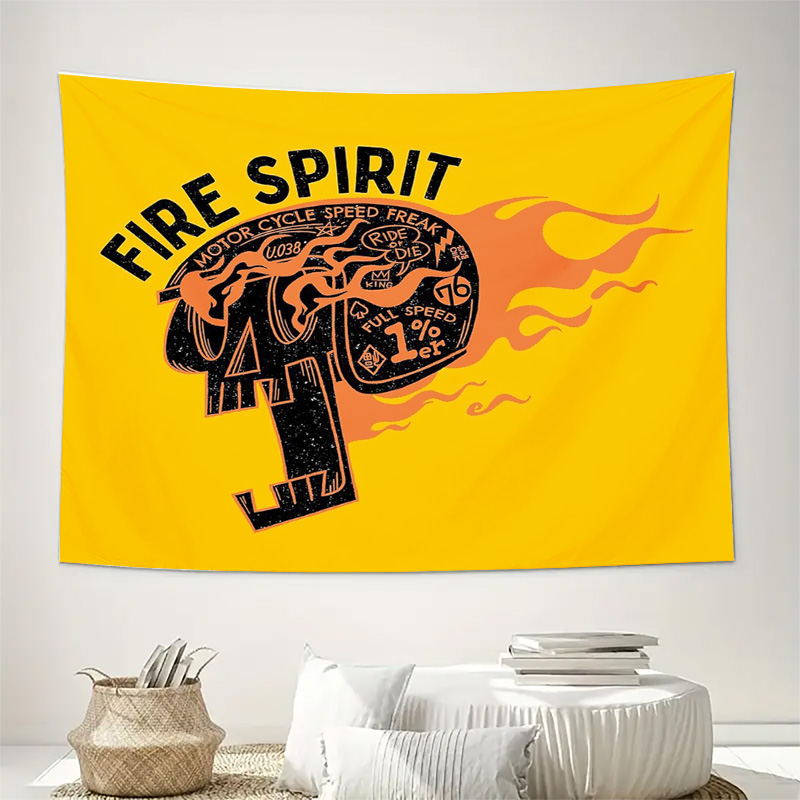 Vintage Motorcycle Wall Tapest - Home Decor Hippie บทวิจารณ์และราคา
