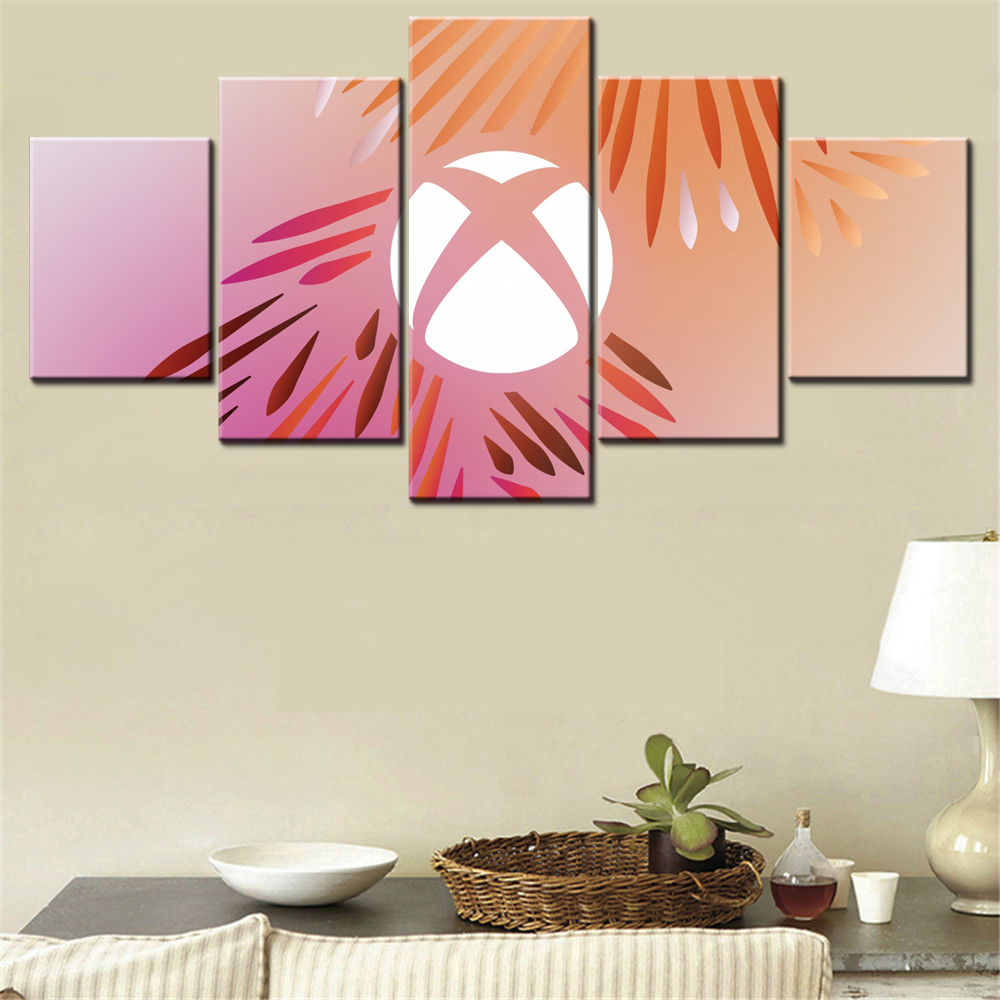 5 Pieces Canvas Wall Arts Post - Home Decor Xbox Games บทวิจารณ์และราคา