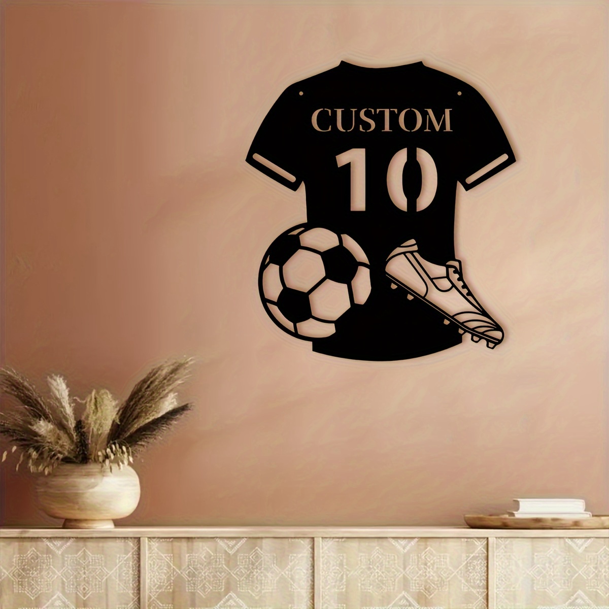 Custom Metal Soccer Jersey Sig - Home Decor Living บทวิจารณ์และราคา