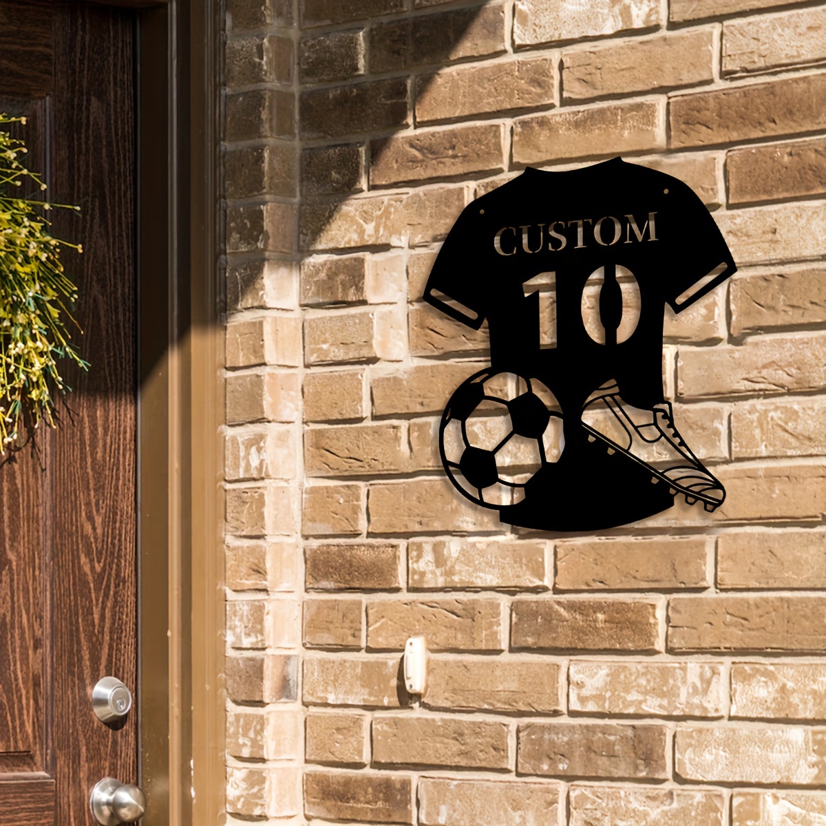 Custom Metal Soccer Jersey Sig - Home Decor Living บทวิจารณ์และราคา