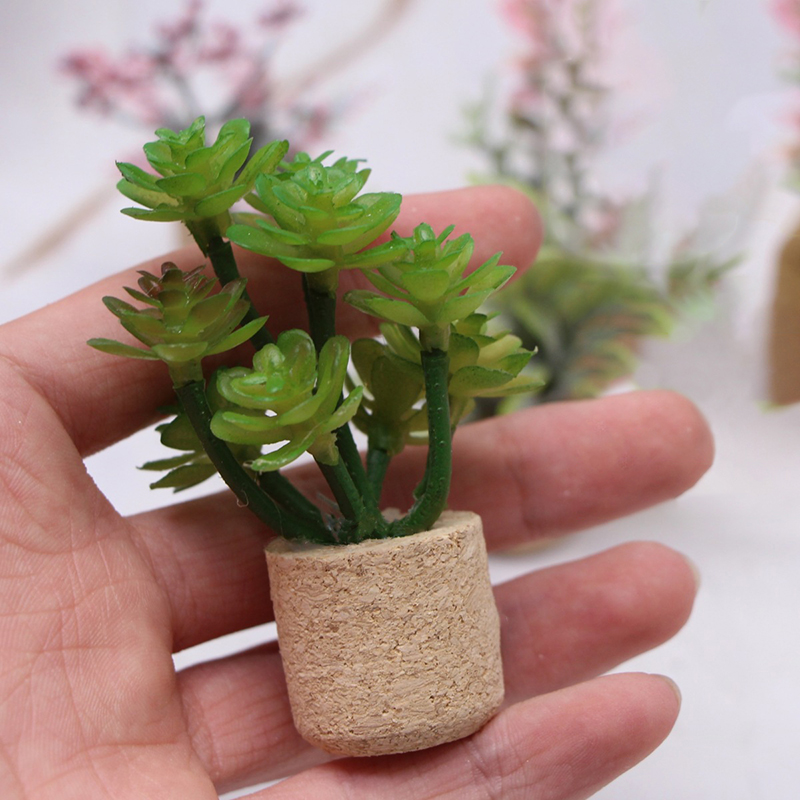 🛒1:12 Dollhouse Simulation Flo - Home Decor Garden บทวิจารณ์และราคา