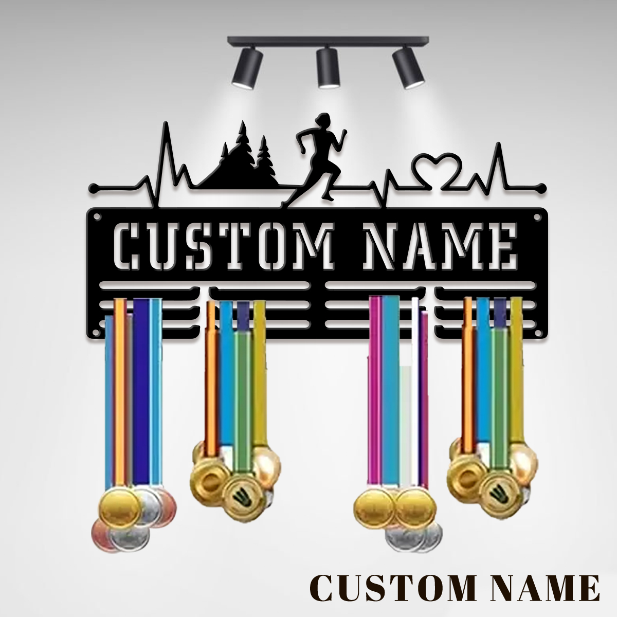 custom Marathon Sports Metal m - Home Decor For Birthday บทวิจารณ์และราคา