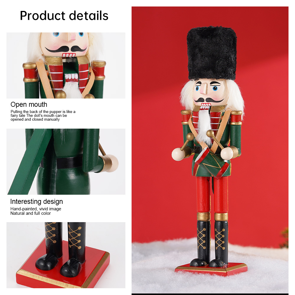 30cm Wooden Nutcracker Ornamen - Home Decor Ikea บทวิจารณ์และราคา