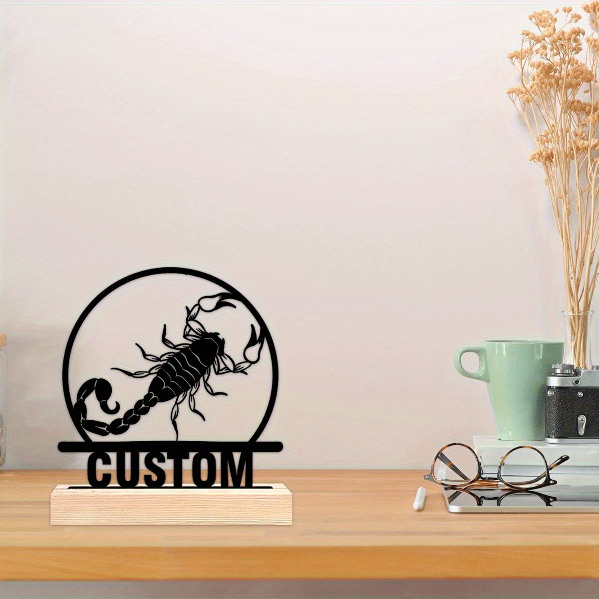 Custom Scorpion Metal Statue w - Home Decor Gothic บทวิจารณ์และราคา