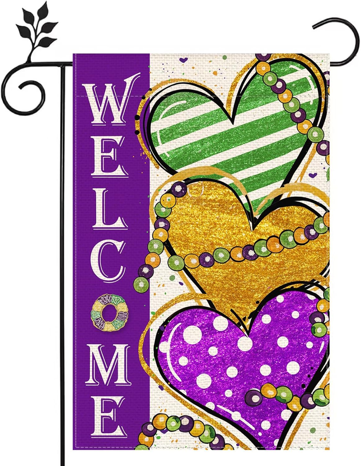 Welcome New Orleans Carnival F - Home Decor New Orleans บทวิจารณ์และราคา