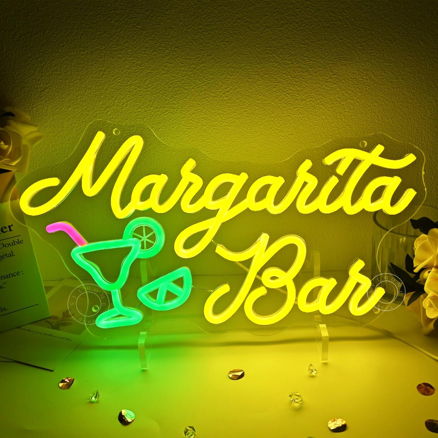 Margarita Bar Neon Sign Dimmab - Home Decor For Birthday บทวิจารณ์และราคา