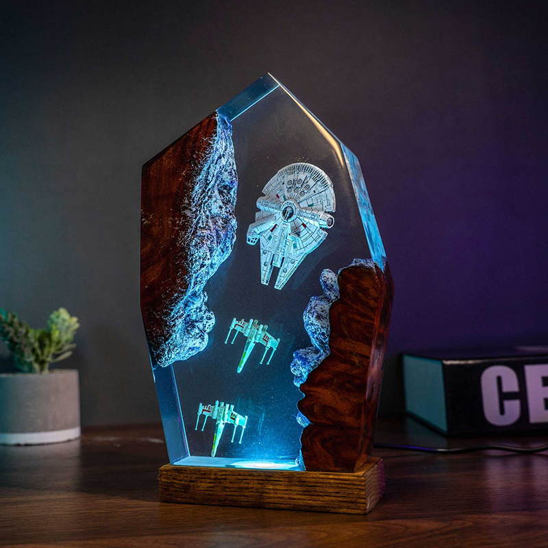 Table Resin Lamp Universe War  - Home Decor Ideas บทวิจารณ์และราคา