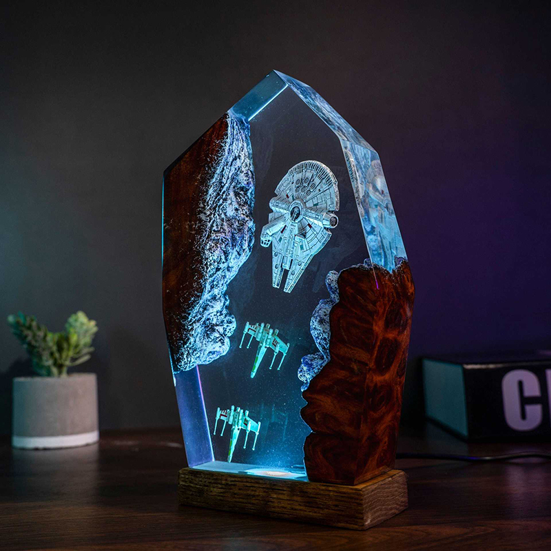Table Resin Lamp Universe War  - Home Decor Ideas บทวิจารณ์และราคา