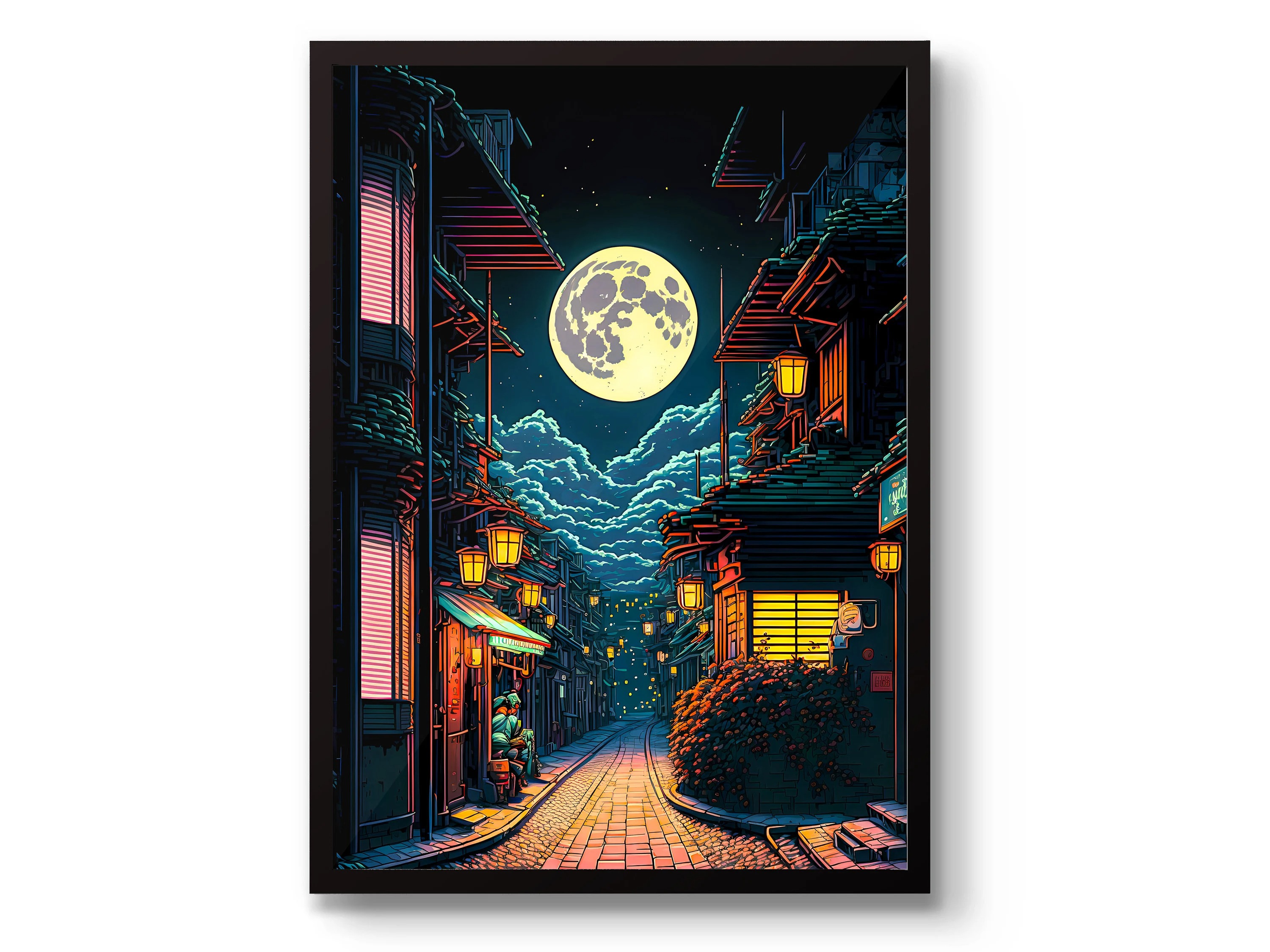 Japanese Tokyo Teahouse Cartoo - Home Decor Japanese บทวิจารณ์และราคา
