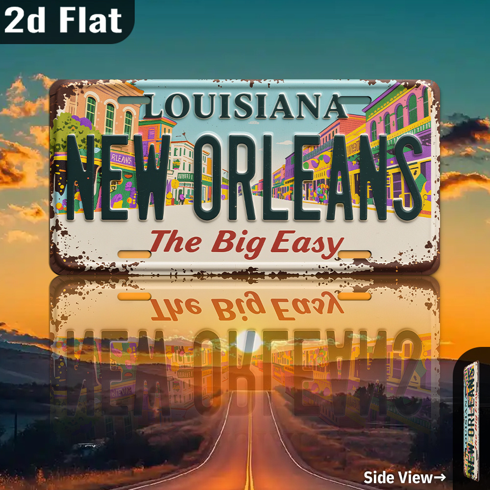 Vintage New Orleans Louisiana  - Home Decor New Orleans บทวิจารณ์และราคา