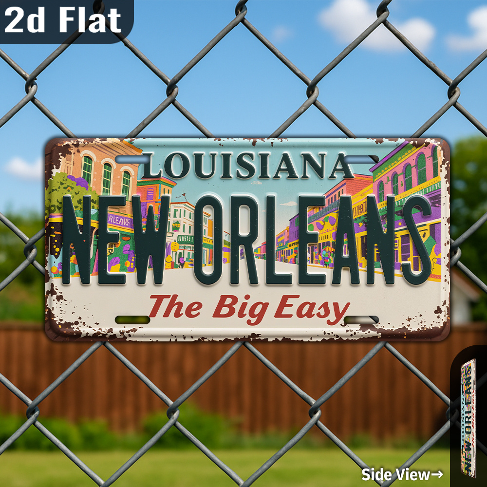 Vintage New Orleans Louisiana  - Home Decor New Orleans บทวิจารณ์และราคา