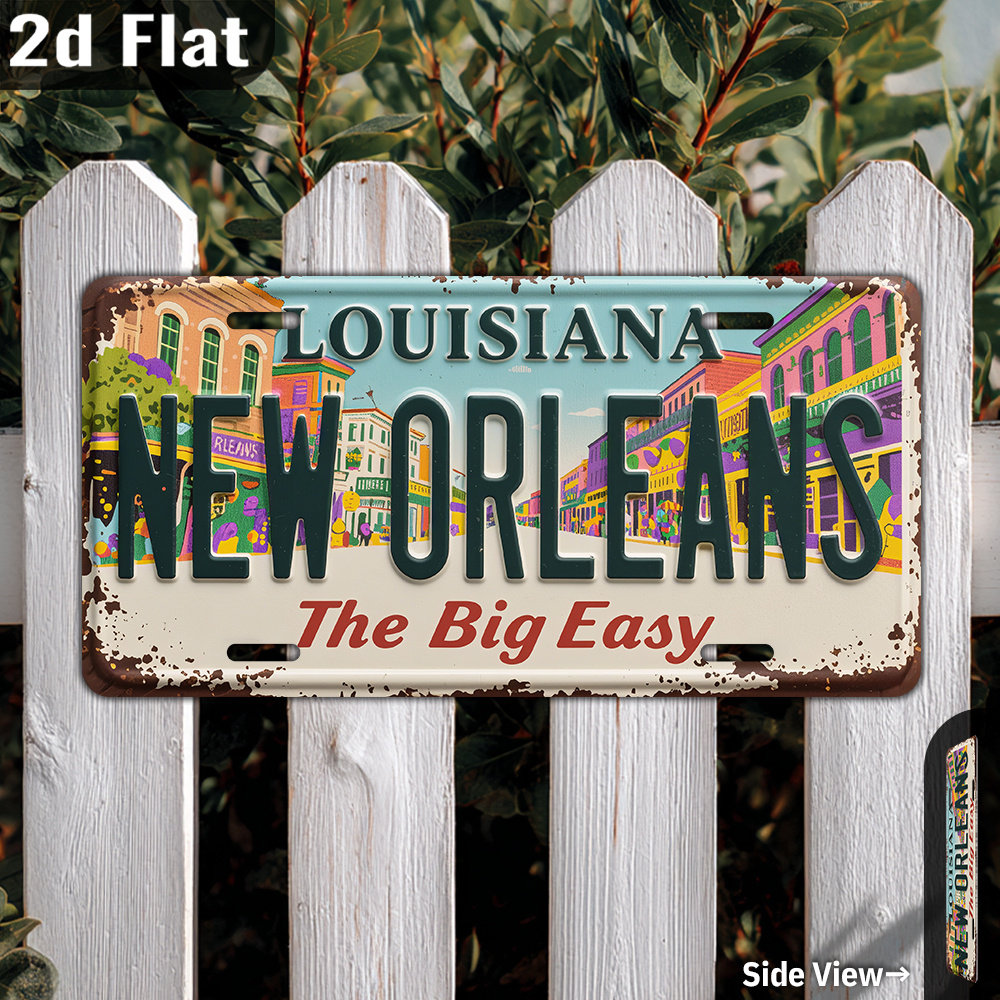 Vintage New Orleans Louisiana  - Home Decor New Orleans บทวิจารณ์และราคา