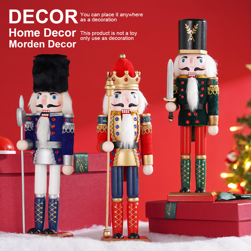30cm Christmas Nutcracker Wood - Home Decor Ikea บทวิจารณ์และราคา