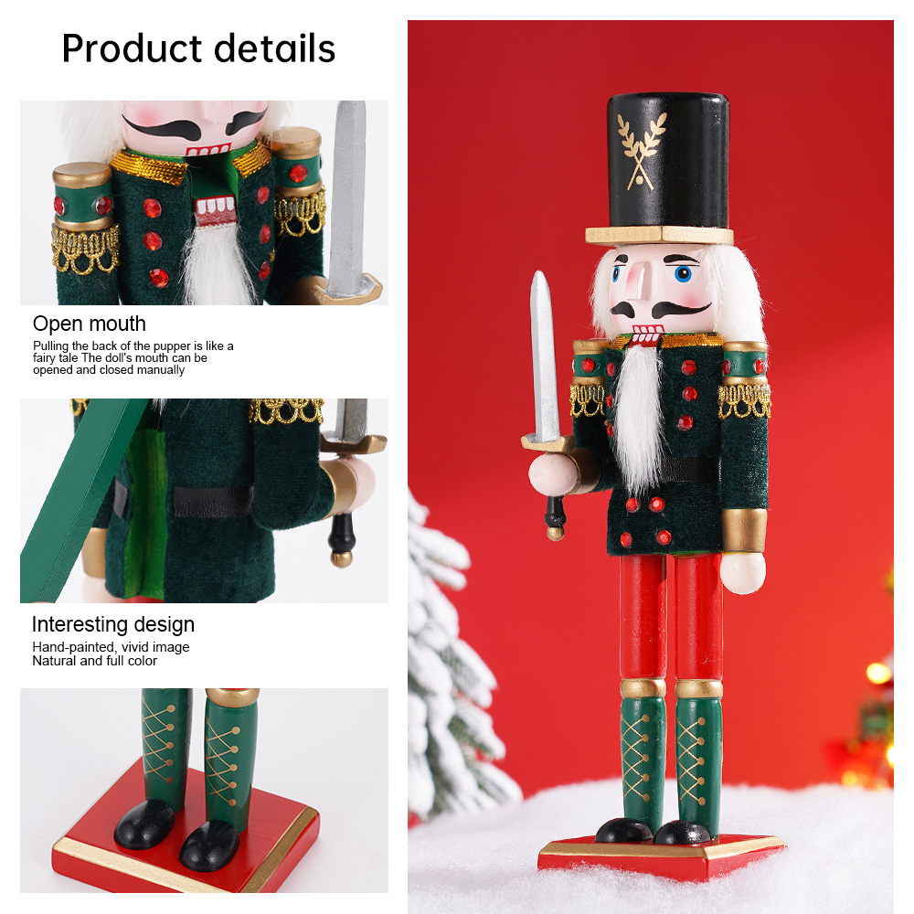 30cm Christmas Nutcracker Wood - Home Decor Ikea บทวิจารณ์และราคา